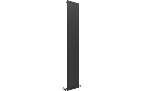 Prystine Oxnard 45mm Vertical Designer Radiator 309 x 1800mm - Anthracite - PRIS103002 - TAP 'N' SHOWER
