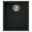 Reginox QUADRA 100 Elleci Granite 1 Bowl Kitchen Sink - Metaltek Black - QUADRA 100 B - TAP 'N' SHOWER