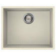 Reginox Elleci 1 Bowl Granite Kitchen Sink - Granitek Cream - QUADRA 105 C - TAP 'N' SHOWER