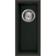 Reginox QUADRA 50 Elleci Granite 1 Bowl Kitchen Sink - Metaltek Black - QUADRA 50 B - TAP 'N' SHOWER