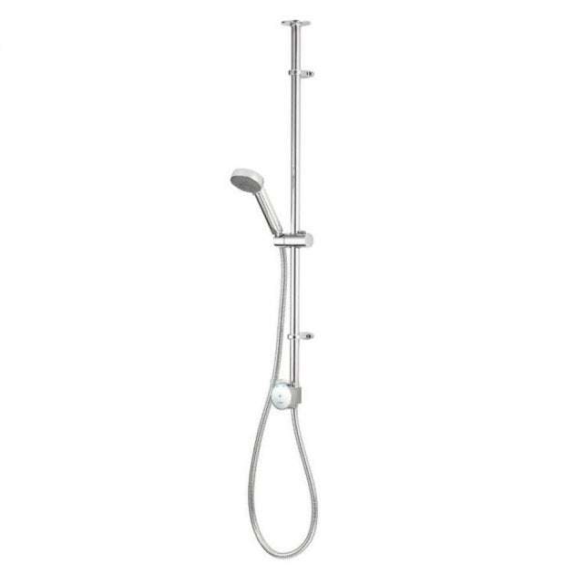 Aqualisa Quartz Blue Pumped Smart Shower with Adjustable Shower Head Gravity Fed - Exposed Valve - Chrome - QZSB.A2.EV.23 - TAP 'N' SHOWER