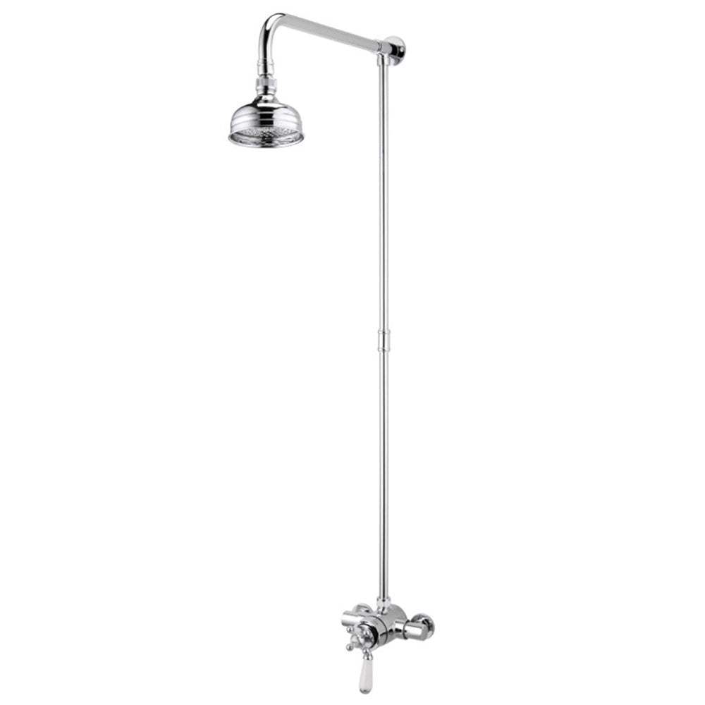 Bristan Regency Fixed Head Dual Exposed Mixer Shower with Shower Kit -
