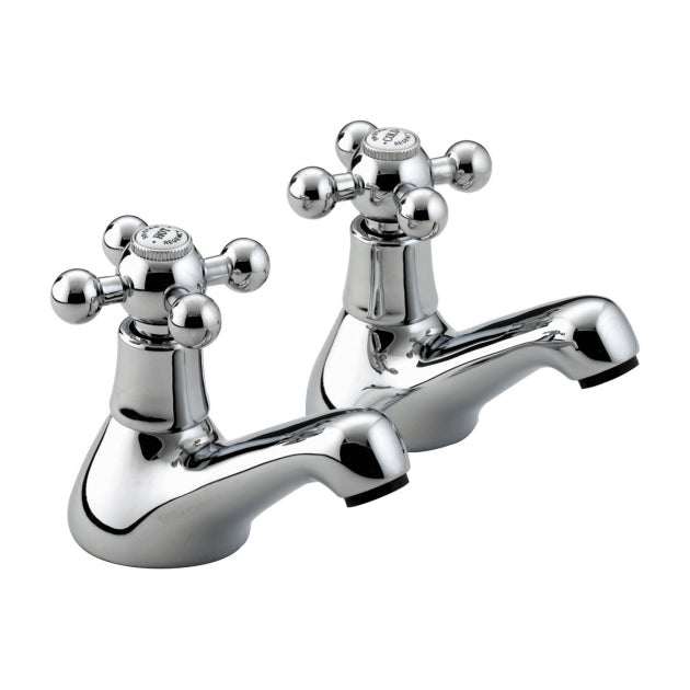 Bristan Regency Traditional Bath Taps - Chrome Plated - R 3/4 C