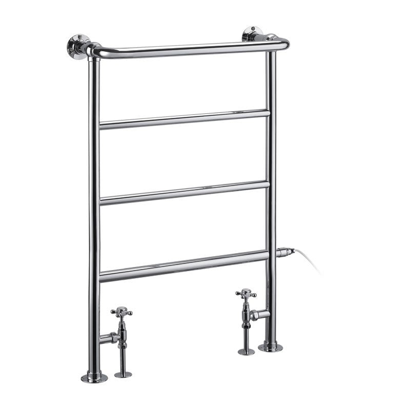 Burlington Berkeley Ladder Radiator 950 x 600mm 819BTU/180W - Chrome - R4CHR - TAP 'N' SHOWER