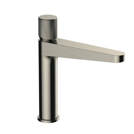 RAK - Amalfi Mid Height Basin Mixer - Brushed Nickel - RAKAMA3016N - TAP 'N' SHOWER