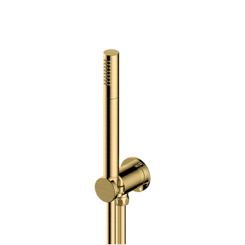 RAK Single Function Shower Kit Including Integral Wall Outlet - Brushed Gold - RAKITA4005G - TAP 'N' SHOWER