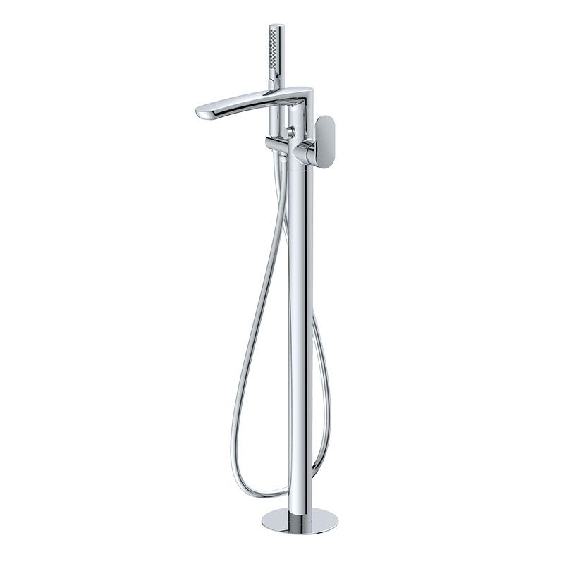 RAK Mercury Floor Standing Bath Shower Mixer - Chrome - RAKMER3014C - TAP 'N' SHOWER