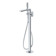 RAK Mercury Floor Standing Bath Shower Mixer - Chrome - RAKMER3014C - TAP 'N' SHOWER
