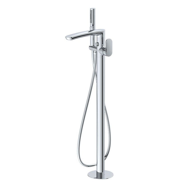 RAK Mercury Floor Standing Bath Shower Mixer - Chrome - RAKMER3014C - TAP 'N' SHOWER