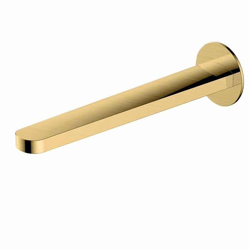 Rak Petit Round Bath Spout - Brushed Gold - RAKPER3015G - TAP 'N' SHOWER