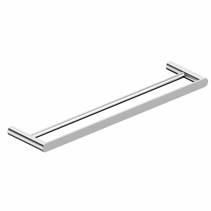 Rak Petit Round Double Towel Bar 450mm - Chrome - RAKPER9912 - 45C - TAP 'N' SHOWER