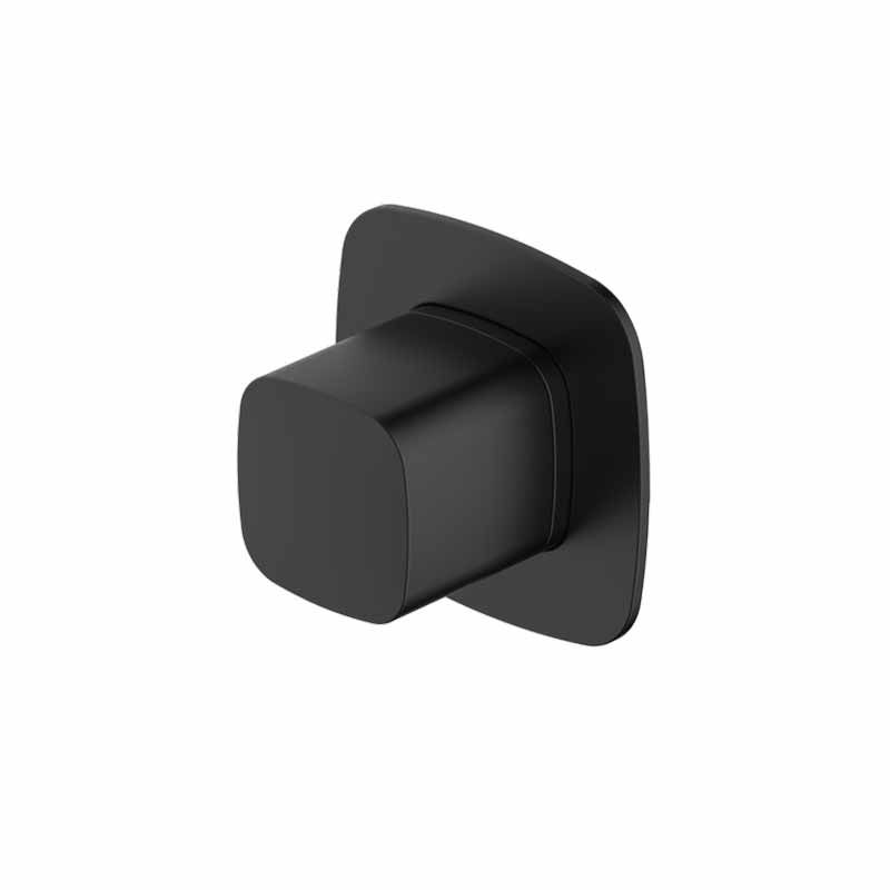 Rak Petit Square Concealed Diverter Single Outlet - Matt Black - RAKPES3020 - 1B - TAP 'N' SHOWER