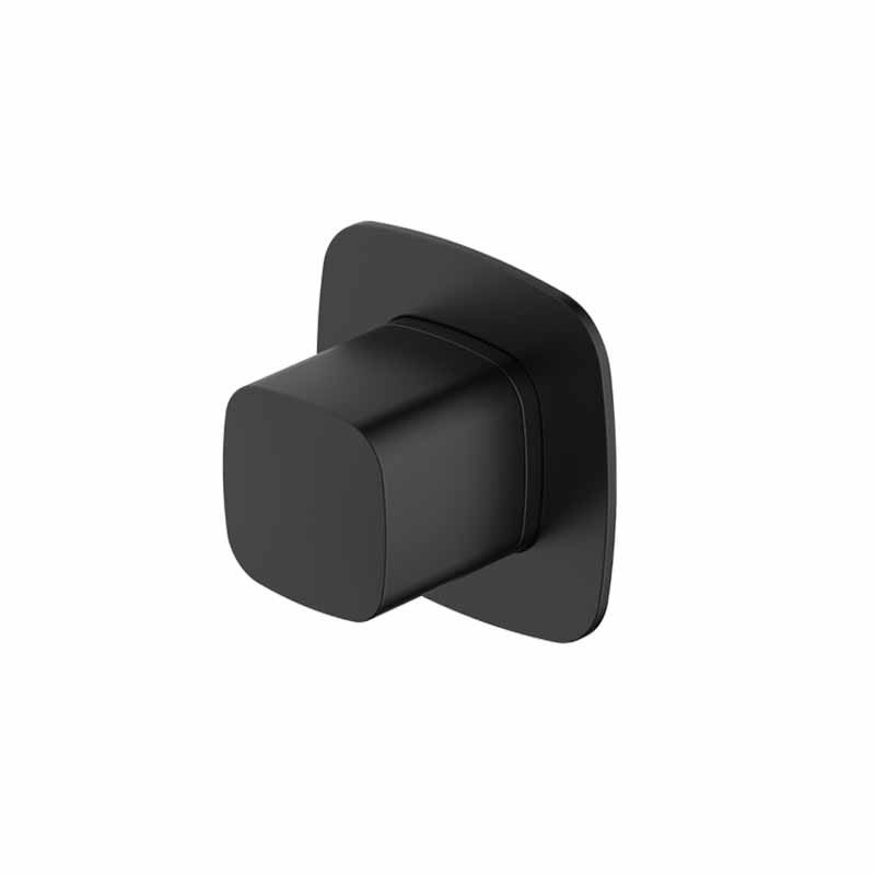 Rak Petit Square Concealed Diverter Dual Outlet - Matt Black - RAKPES3020 - 2B - TAP 'N' SHOWER