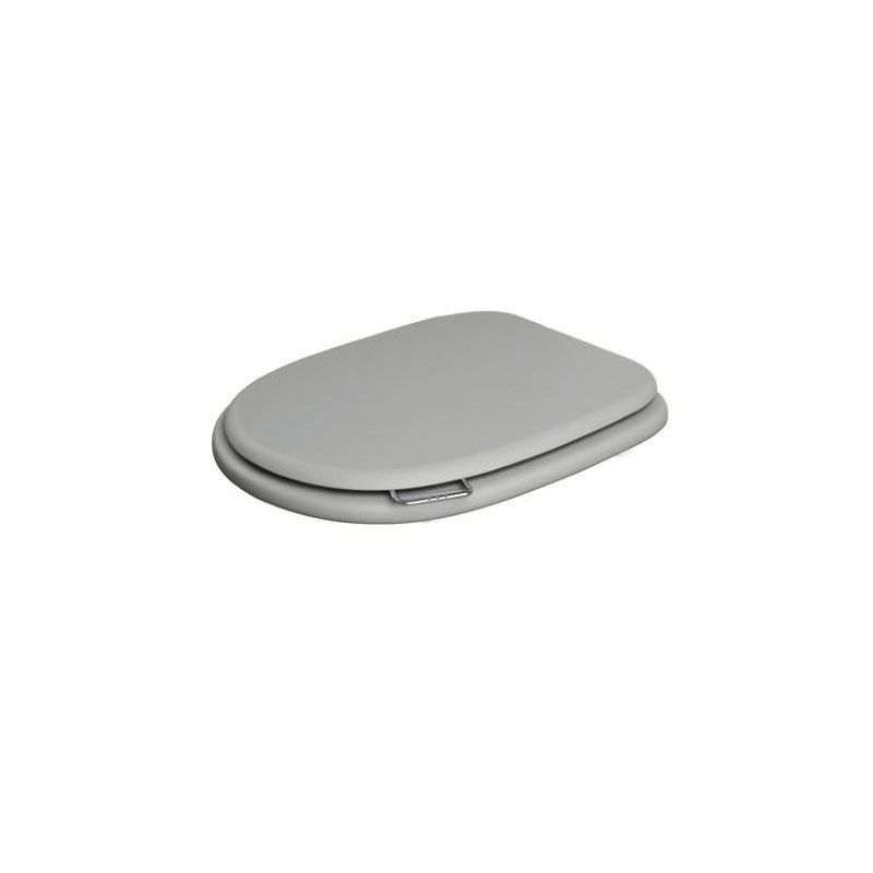 RAK Washington Soft Close Wood Toilet Seat and Cover - Matt Grey - RAKWTNSEAT503 - TAP 'N' SHOWER