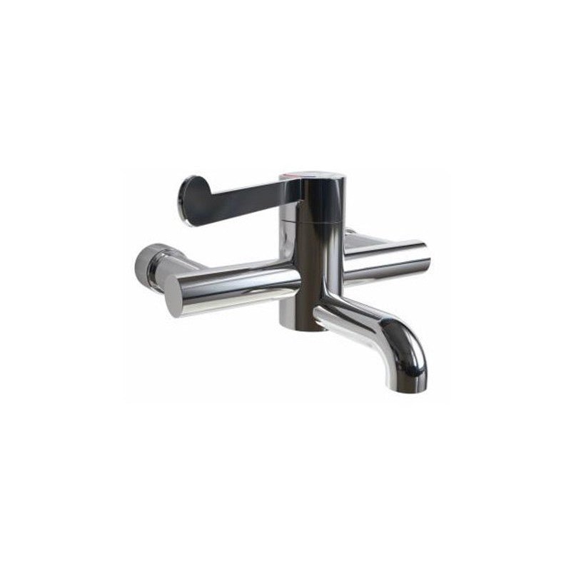 Rada Safetherm Panel Mounted Chrome Thermostatic Clinical Mixer Tap - 1.1704.001 - TAP 'N' SHOWER