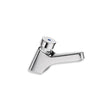 Rada T1 100 Chrome Timed Flow Hot or Cold Pillar Tap - 2.1762.056 - TAP 'N' SHOWER