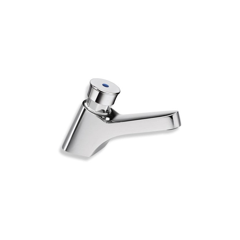 Rada T1 100 Chrome Timed Flow Hot or Cold Pillar Tap - 2.1762.056 - TAP 'N' SHOWER