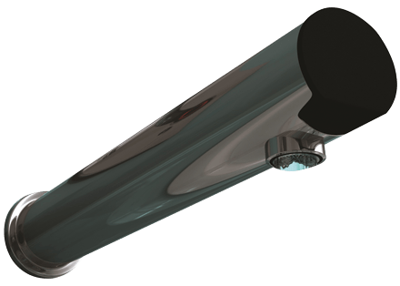 Rada Outlook Black Panel Mounted IR Spout 190mm - 1.1621.132 - TAP 'N' SHOWER