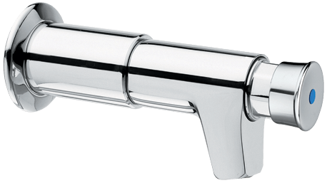 Rada T1 145 Timed Flow Chrome Bib Hot or Cold Extended Tap - 2.1762.058 - TAP 'N' SHOWER