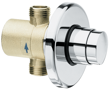 Rada T2 300B Timed Flow Chrome Shower Control - 2.1762.061 - TAP 'N' SHOWER