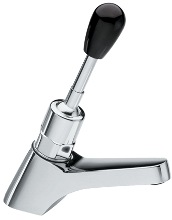 Rada TL 100 Chrome Lever Operated Timed Flow Pillar Tap - 2.1762.085 - TAP 'N' SHOWER