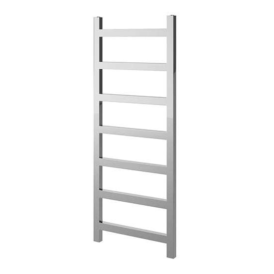 Radox Eros 625mm H stainless steel horizontal heated towel rail with modern design