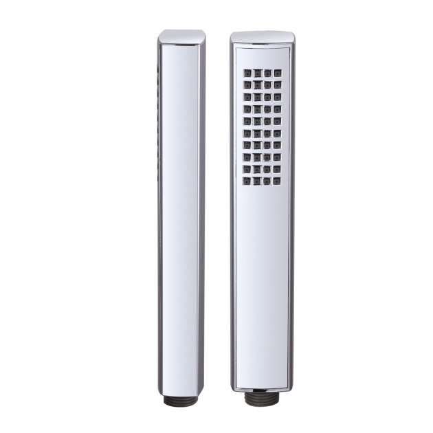 RAK Modern ABS chrome square shower handset with sleek minimalist design