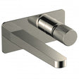 RAK Amalfi Wall Mounted Basin Mixer with Back Plate - Brushed Nickel - RAKAMA3007N - TAP 'N' SHOWER