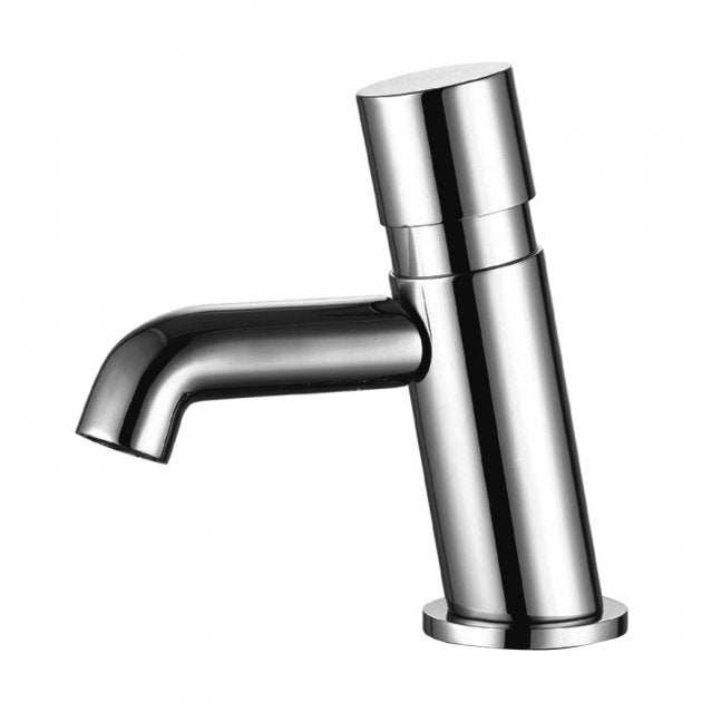 RAK Compact Commercial Deck Mounted Non Concussive Basin Tap - Chrome - RAKCOM901C - TAP 'N' SHOWER