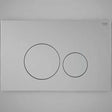 RAK Ecofix Modern Round Dual Flush Plates - White  - FSRAKPPL003