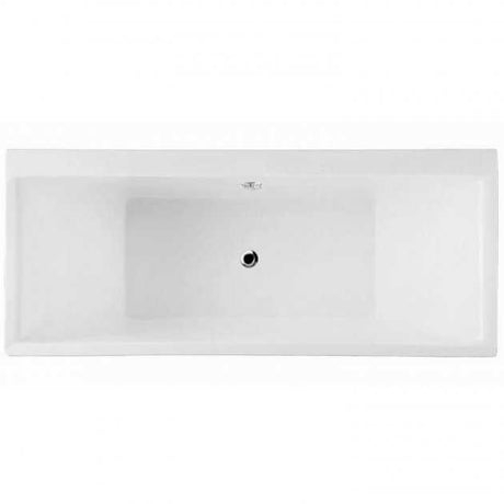RAK Evolution Acrylic Double Ended Rectangular Bath 1750mm High x 750mm Wide - White - NEVOBATH