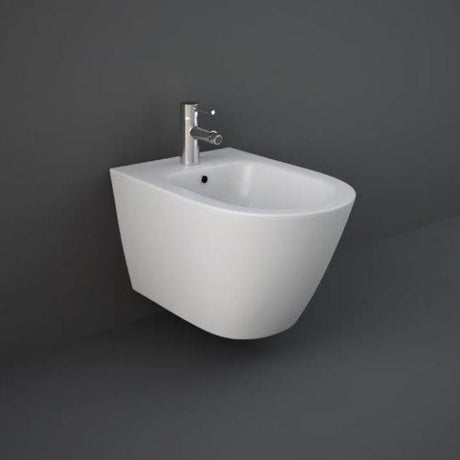 RAK Feeling Wall Hung Bidet Toilet - Matt White - RST07500A - TAP 'N' SHOWER