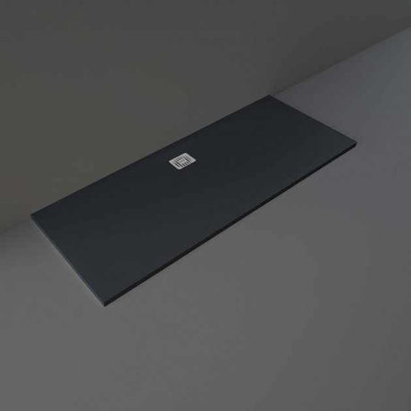 RAK Feeling Bathtub Modern Replacement Rectangular Shower Tray 1700mm x 700mm Solid Black - RFBR070170S504