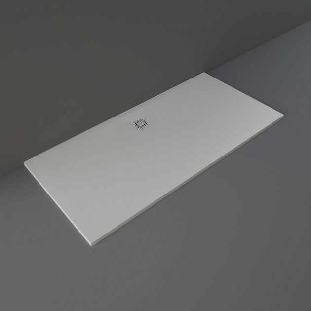 RAK Feeling Modern Bathtub Replacement Rectangular Shower Tray 1700mm x 800mm - Solid Grey - RFBR080170S503