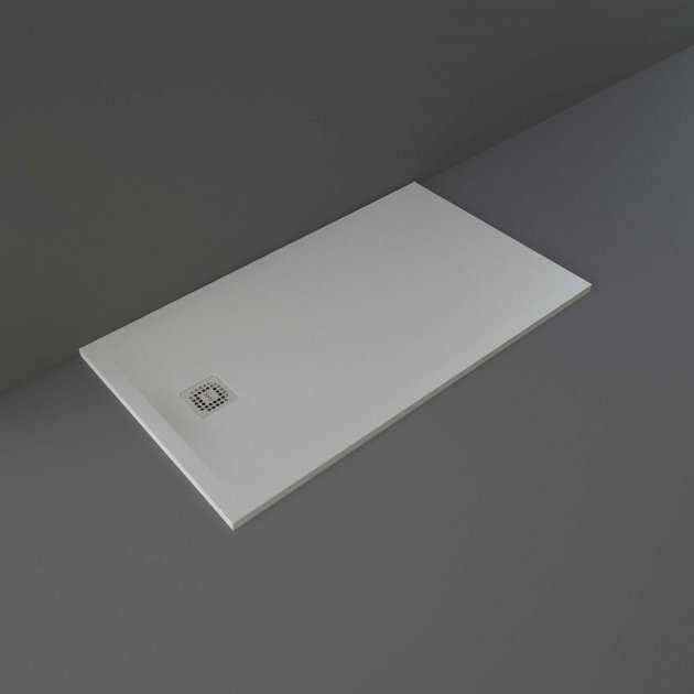 RAK Feeling Modern Rectangular Shower Tray 1400mm x 800mm - Solid Grey - RFST080140S503 - TAP 'N' SHOWER