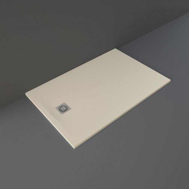 RAK Feeling Modern Rectangular Shower Tray 1400mm x 900mm - Solid Cappuccino - RFST090140S514 - TAP 'N' SHOWER