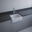 RAK Gourmet Modern 2 Ceramic Belfast Kitchen Sink 1.0 Bowl 595mm Length x 475mm Wide - White - GOSINK2
