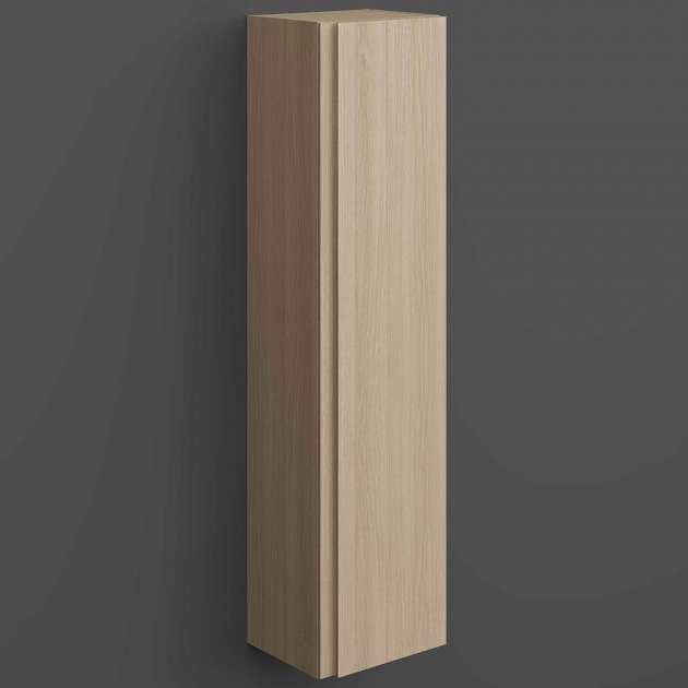 RAK Joy Modern Wall Hung Tall Storage Unit 300mm Wide - Scandi Oak - JOYTS120SOK