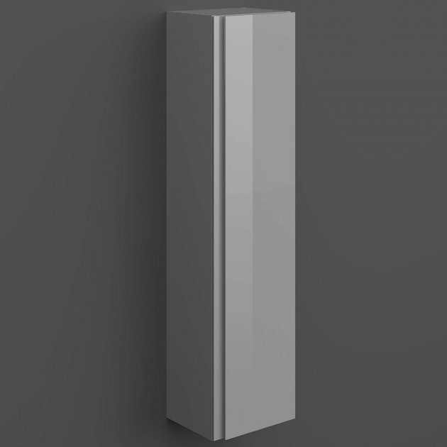 RAK Joy Modern Wall Hung Tall Storage Unit 300mm Wide - Urban Grey - JOYTS120UGY