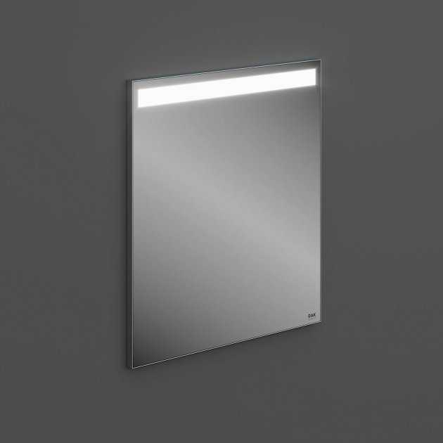 RAK Joy Modern Wall Hung Bathroom LED Mirror 680mm High x 600mm Wide - Clear - JOYMR06068LED - TAP 'N' SHOWER
