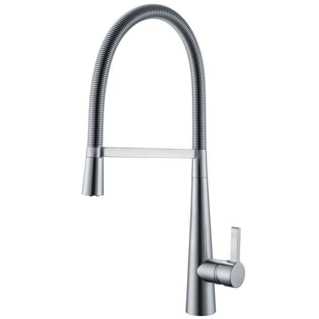 RAK Modern Pull Out Kitchen Sink Mixer Tap Side Lever - Chrome - RAKKIT011