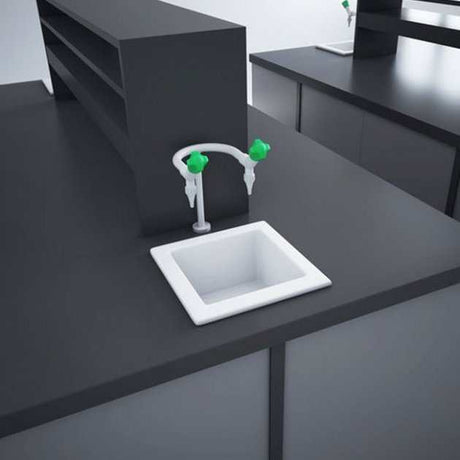 RAK Laboratory Modern 2 Ceramic Belfast Kitchen Sink 1.0 Bowl 330mm Length x 330mm Wide - White - LABSINK2