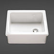 RAK Laboratory Modern 4 Ceramic Belfast Kitchen Sink 1.0 Bowl 460mm Length x 365mm Wide - White - LABSINK4