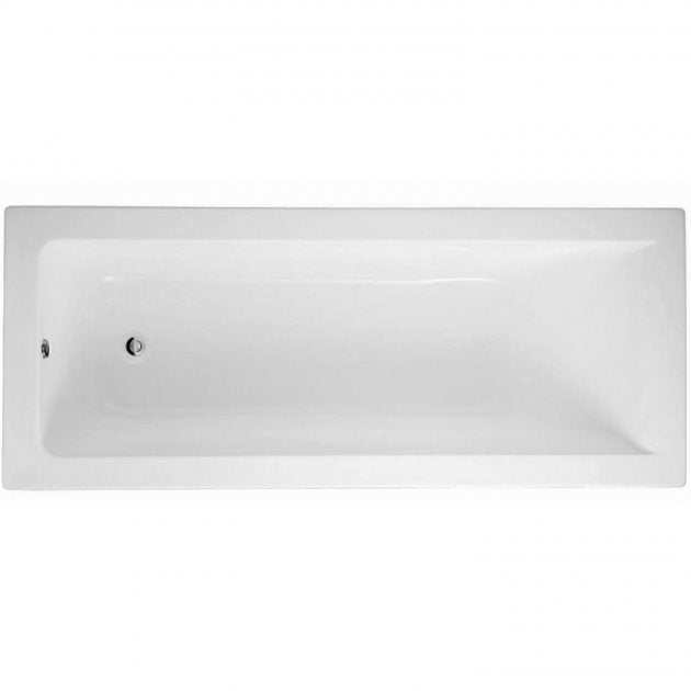 RAK Metropolitan Single Ended Rectangular Bath 1700mm X 700mm Acrylic - White - NMETBATH