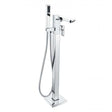 RAK Moon Modern Freestanding Bath Shower Mixer Tap - Chrome - RAKMOO3014
