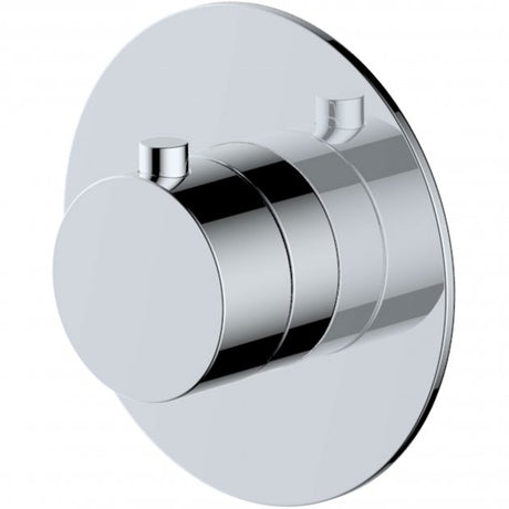 Rak Petit Round Concealed Thermostatic Valve - Chrome - RAKPER3024C - TAP 'N' SHOWER