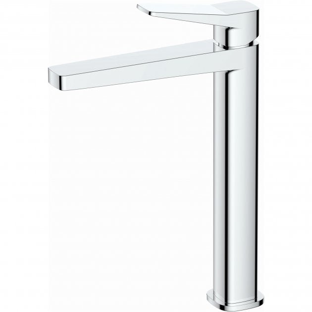 Rak Petit Square Tall Basin Mixer Tap - Chrome - RAKPES3003C - TAP 'N' SHOWER