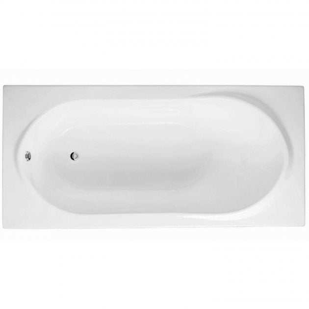RAK Reserva Acrylic Single Ended Rectangular Bath 1700mm x 800mm - White - NRESBATH