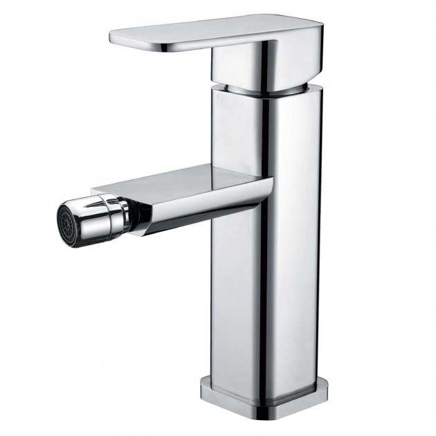RAK Resort Deck Mounted Bidet Mixer Tap Square - Chrome - RAK710141 - TAP 'N' SHOWER