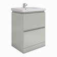 RAK Resort Floor Standing Basin Unit 650mm Wide - Grey - RAKRSTFSU65603 - TAP 'N' SHOWER